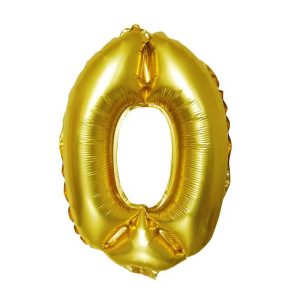 Globo N° 0 - Oro 16″