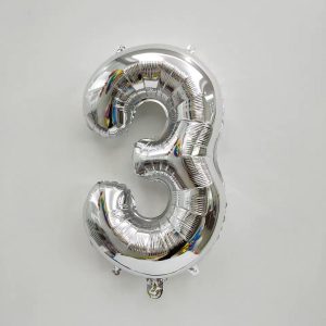 Globo N° 3 - Plata 16"