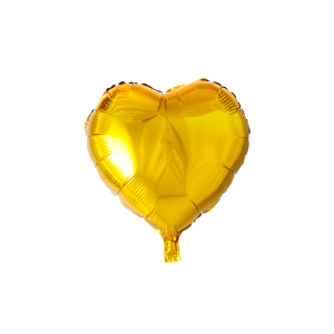 Globo Corazón - Oro