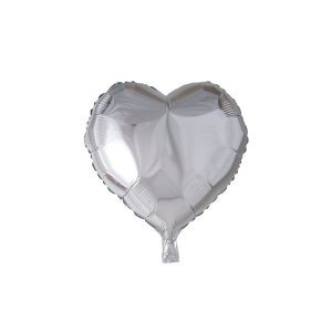 Globo Corazón - Plata