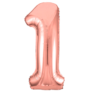 Globo N° 1 - Rosa oro 40"