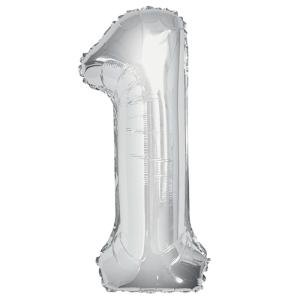 Globo N° 1 - Plata 40"