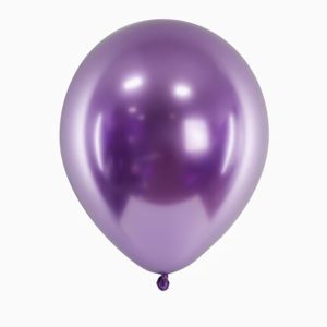 Globos Cromado R12 Violeta x 25