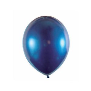 Globos Cromado R12 Azul x 25