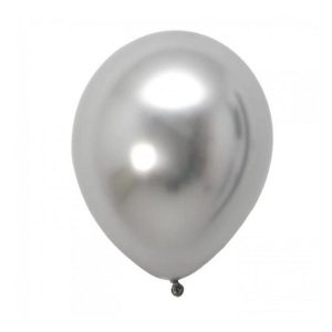 Globos Cromado R12 Plata x 25