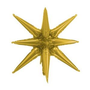 Globo estrella explosiva - Oro