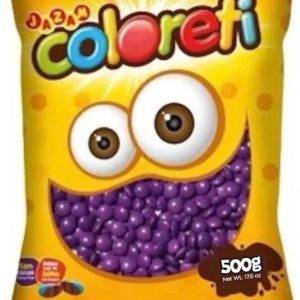 Grajeas Confites Mini Coloreti Violetas