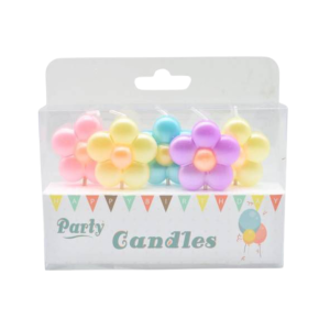 Velas Flores Pastel