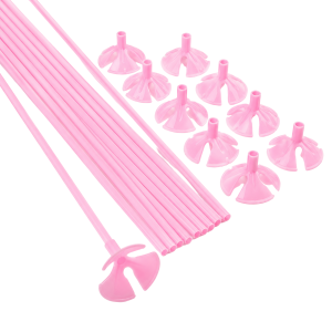 Soporte p/globos - Rosado x20