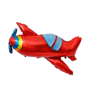 Globo avión rojo