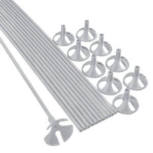 Soporte p/globos - Plata x20