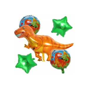 Set Globo Dinosaurio - Naranja