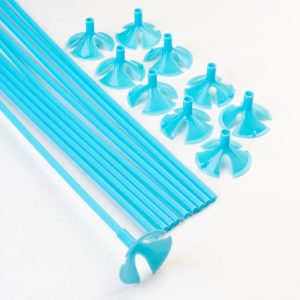 Soporte p/ globos - Celeste  x20