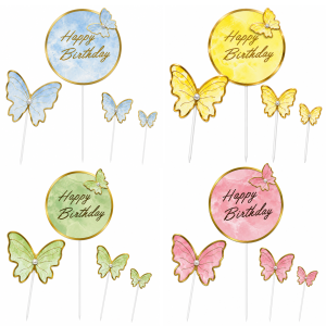 Topper HB c/mariposas