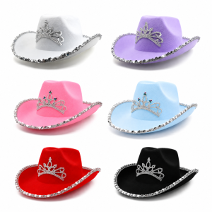 Sombrero Cowboy con Corona